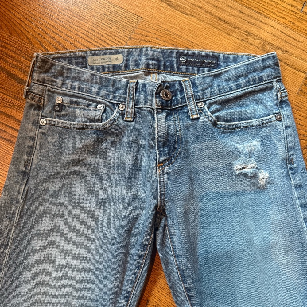 AG Adriano Goldschmied The Tomboy Relaxed Straight Leg Jeans